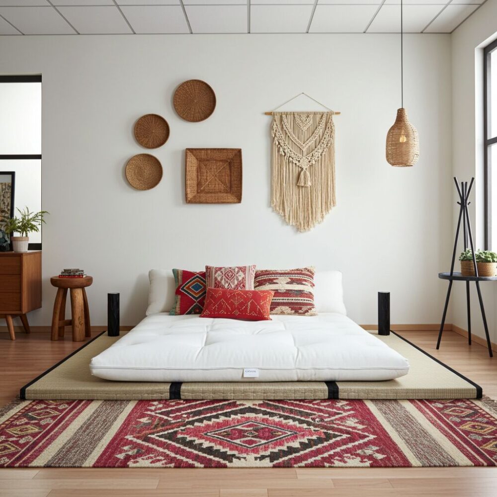 Kit Tatami + Futon Cotone - Lana