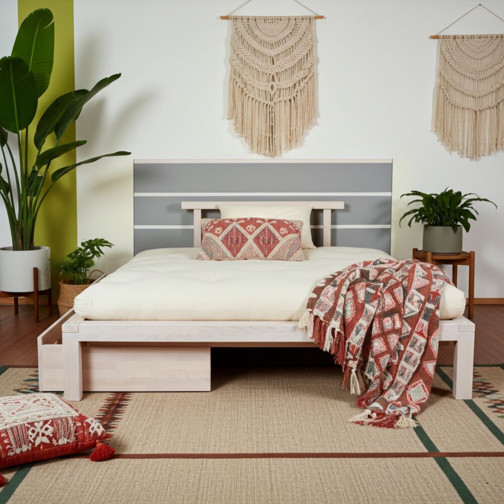 Futon Cotone - Lana - Fibra di Cocco - Lattice