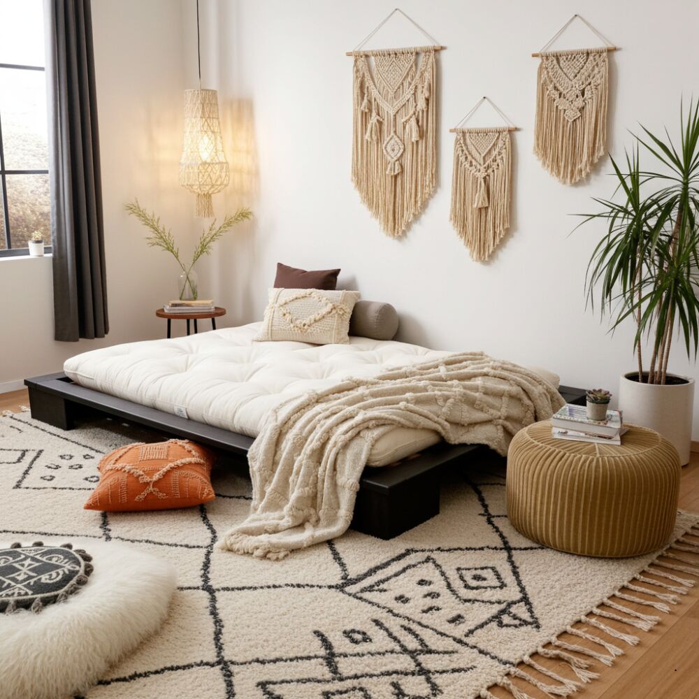 Futon Cotone - Lana - Fibra di Cocco - Lattice