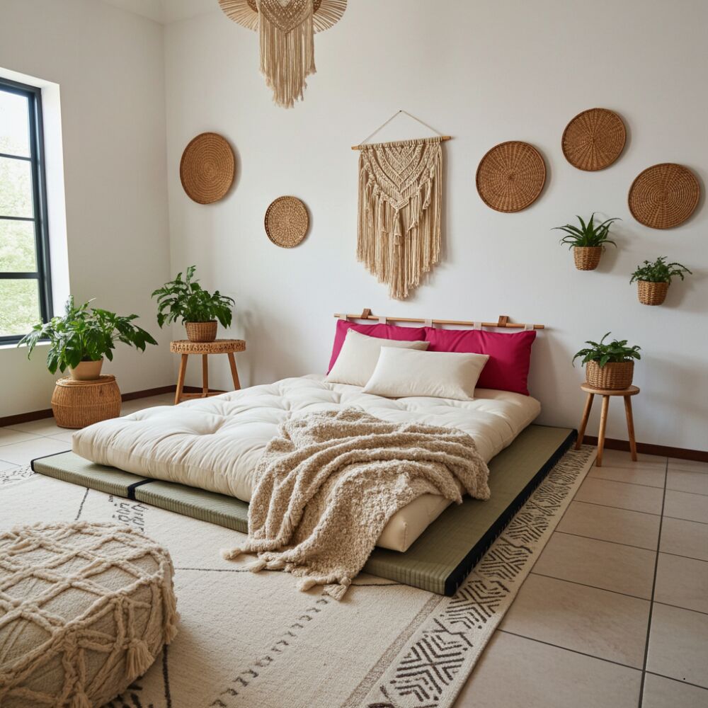 Kit Tatami + Futon Cotone - Lattice