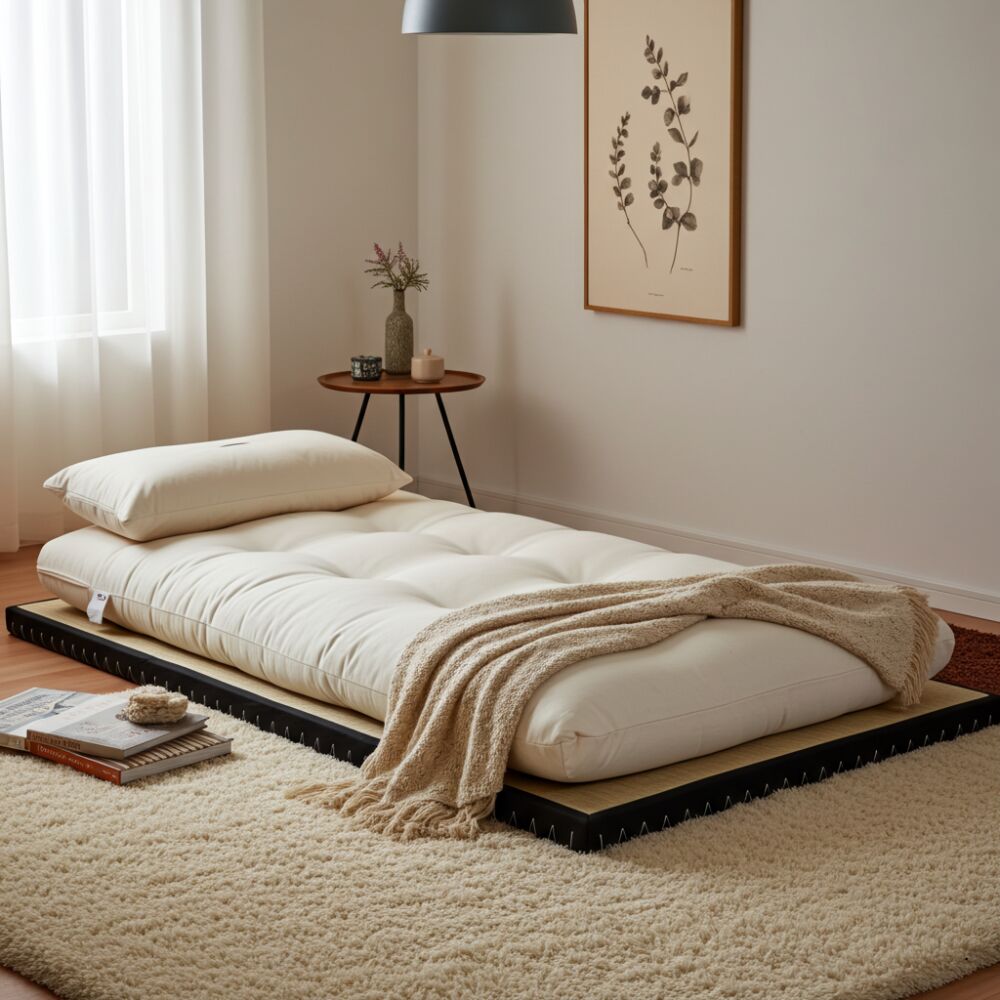 Kit 1 Tatami + Futon Cotone - Fibra di Cocco