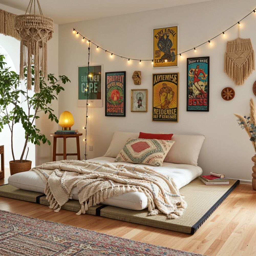 Kit Tatami + Futon Cotone - Lana - Fibra di Cocco