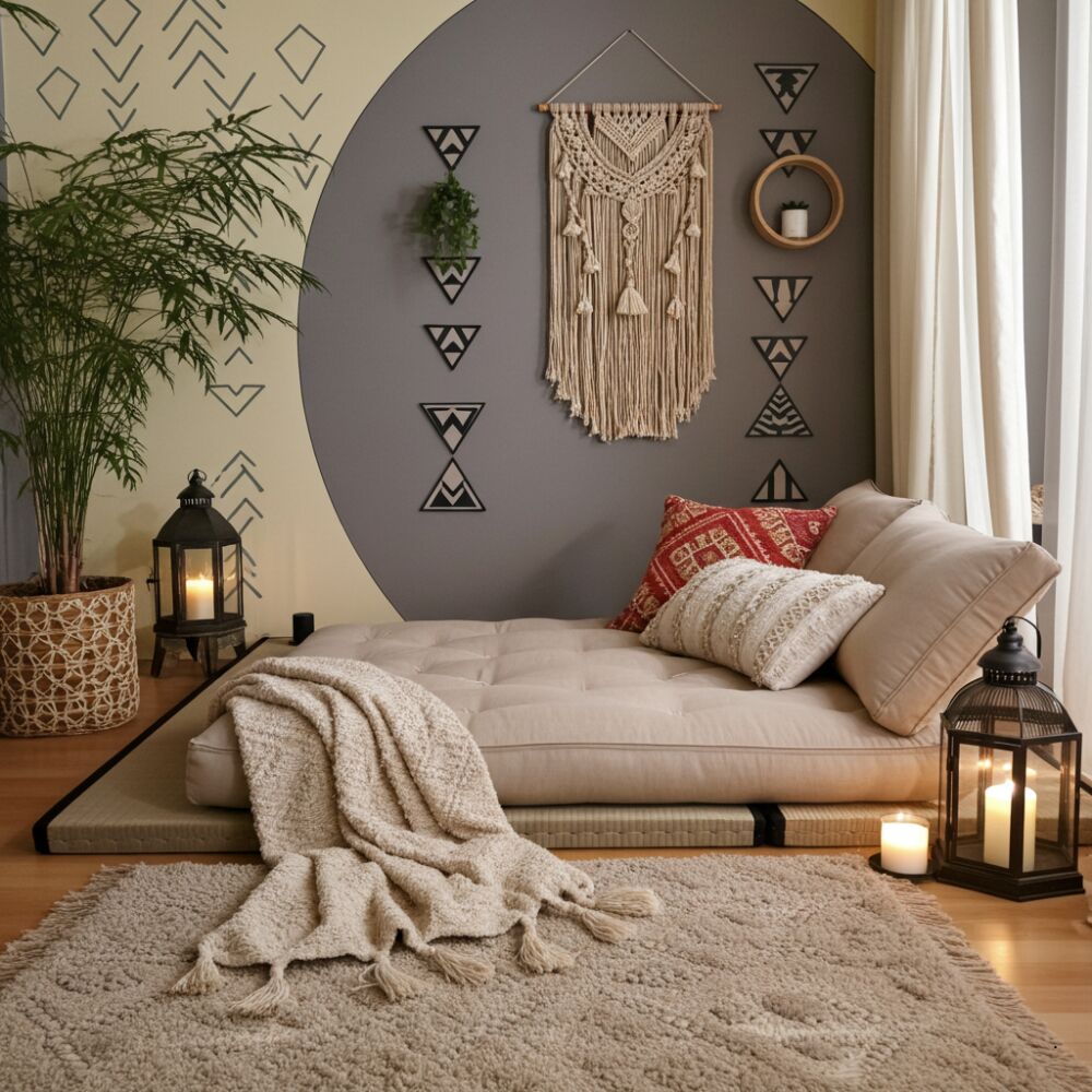 Kit Tatami + Futon Cotone - Canapa - Lattice