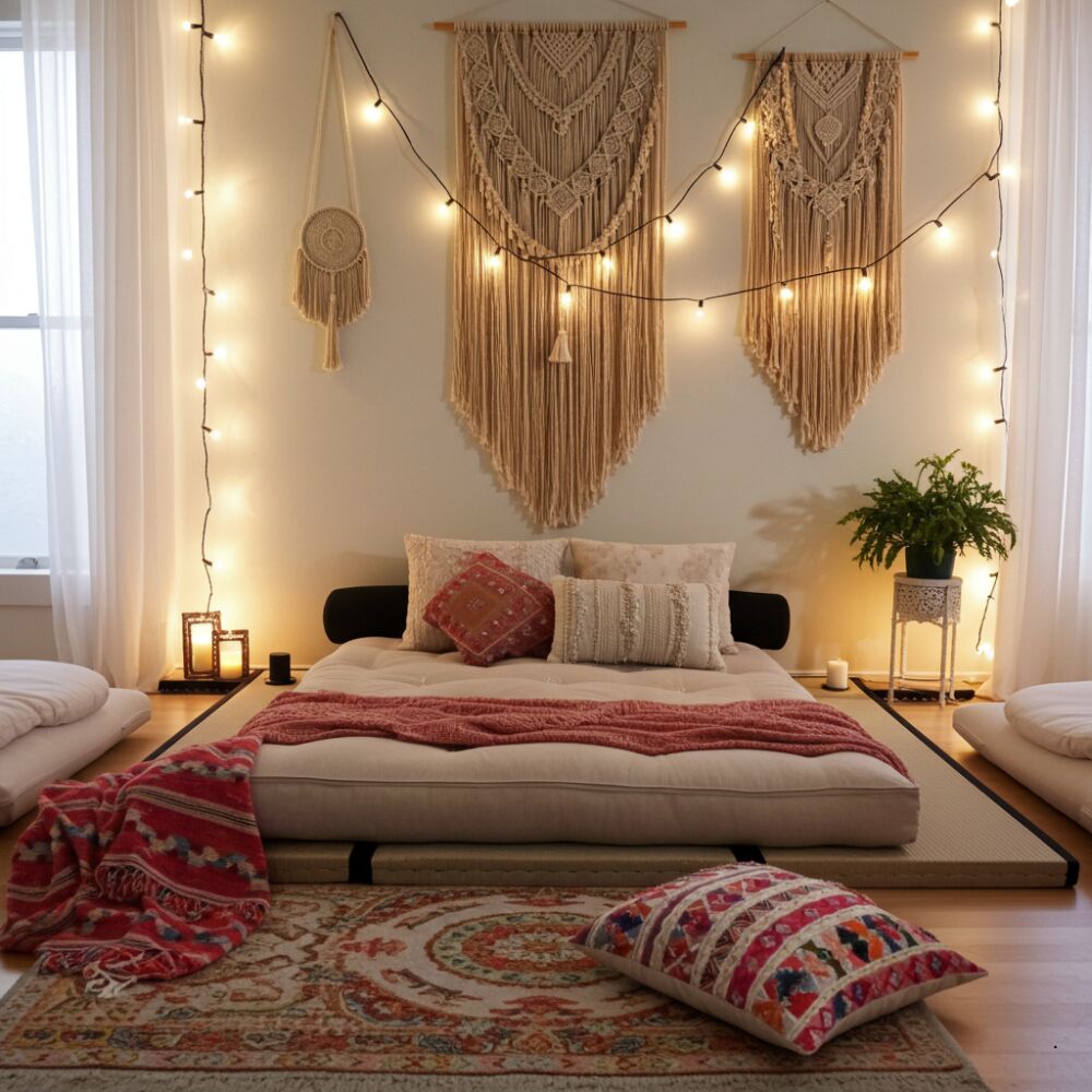 Kit Tatami + Futon Cotone - Canapa - Lattice