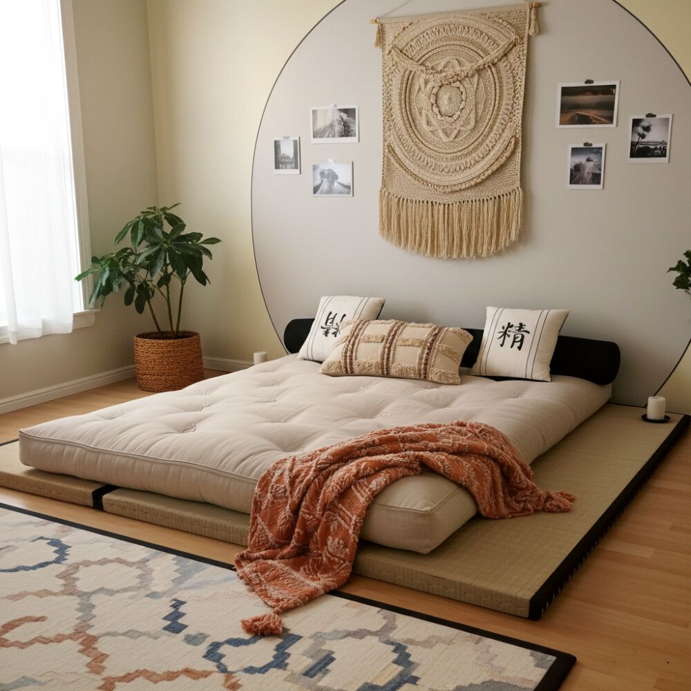 Kit Tatami + Futon Cotone - Canapa - Fibra di cocco