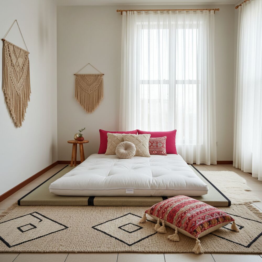 Kit Tatami + Futon Cotone - Fibra di Cocco