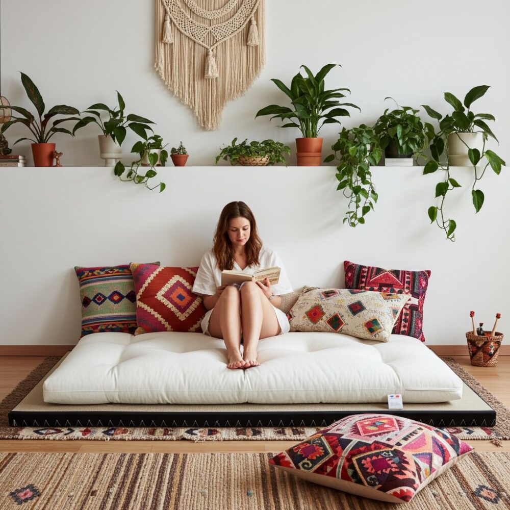 Kit 1 Tatami + Futon Cotone - Lattice