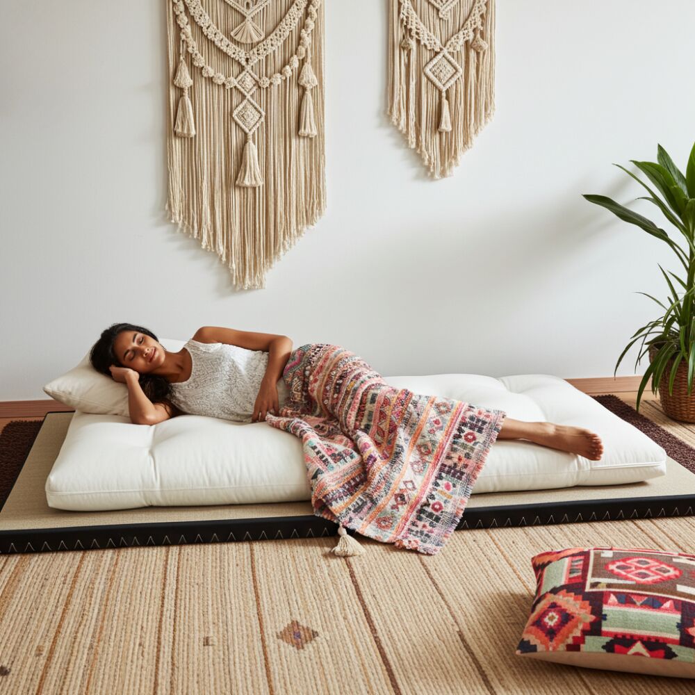 Kit 1 Tatami + Futon Cotone - Fibra di Cocco