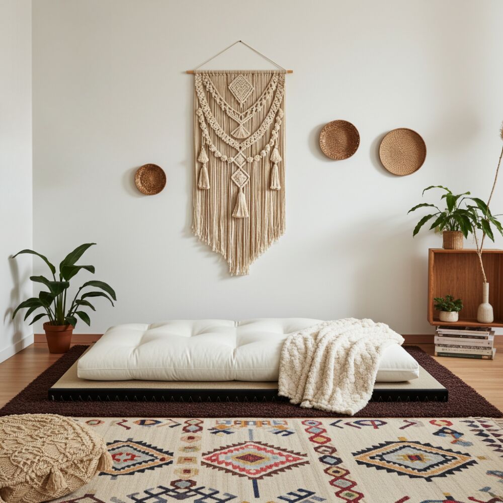 Kit 1 Tatami + Futon Cotone - Lana