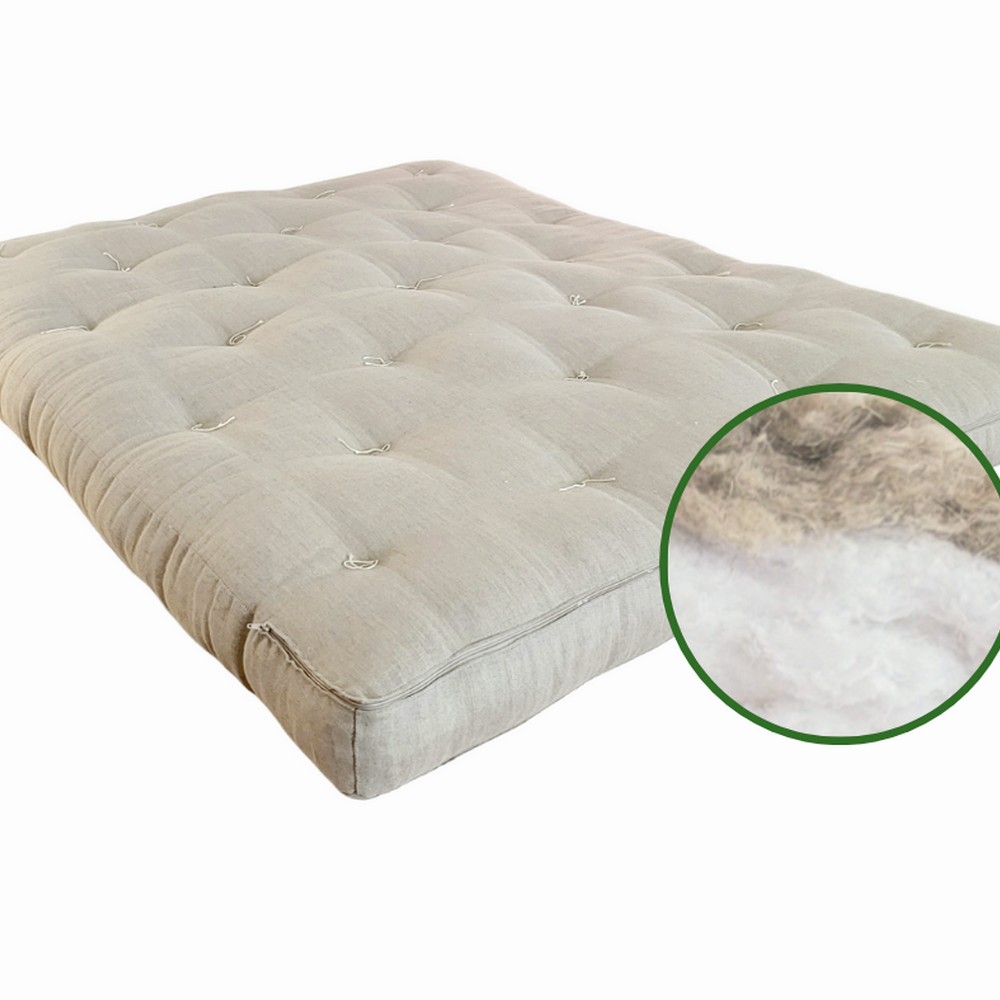 Kit Tatami + Futon Cotone e Lino