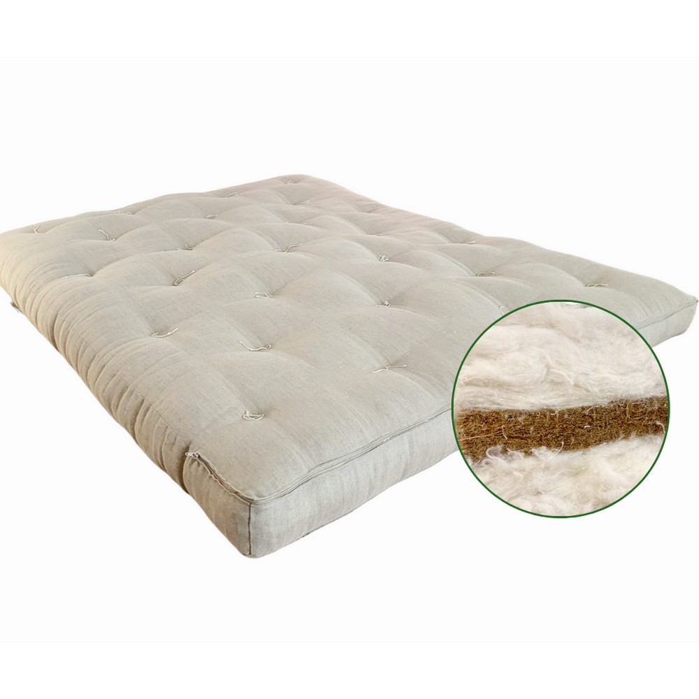 Futon Cotone - Canapa - Fibra di cocco
