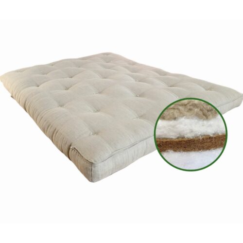 Futon Cotone - Lino - Fibra di Cocco
