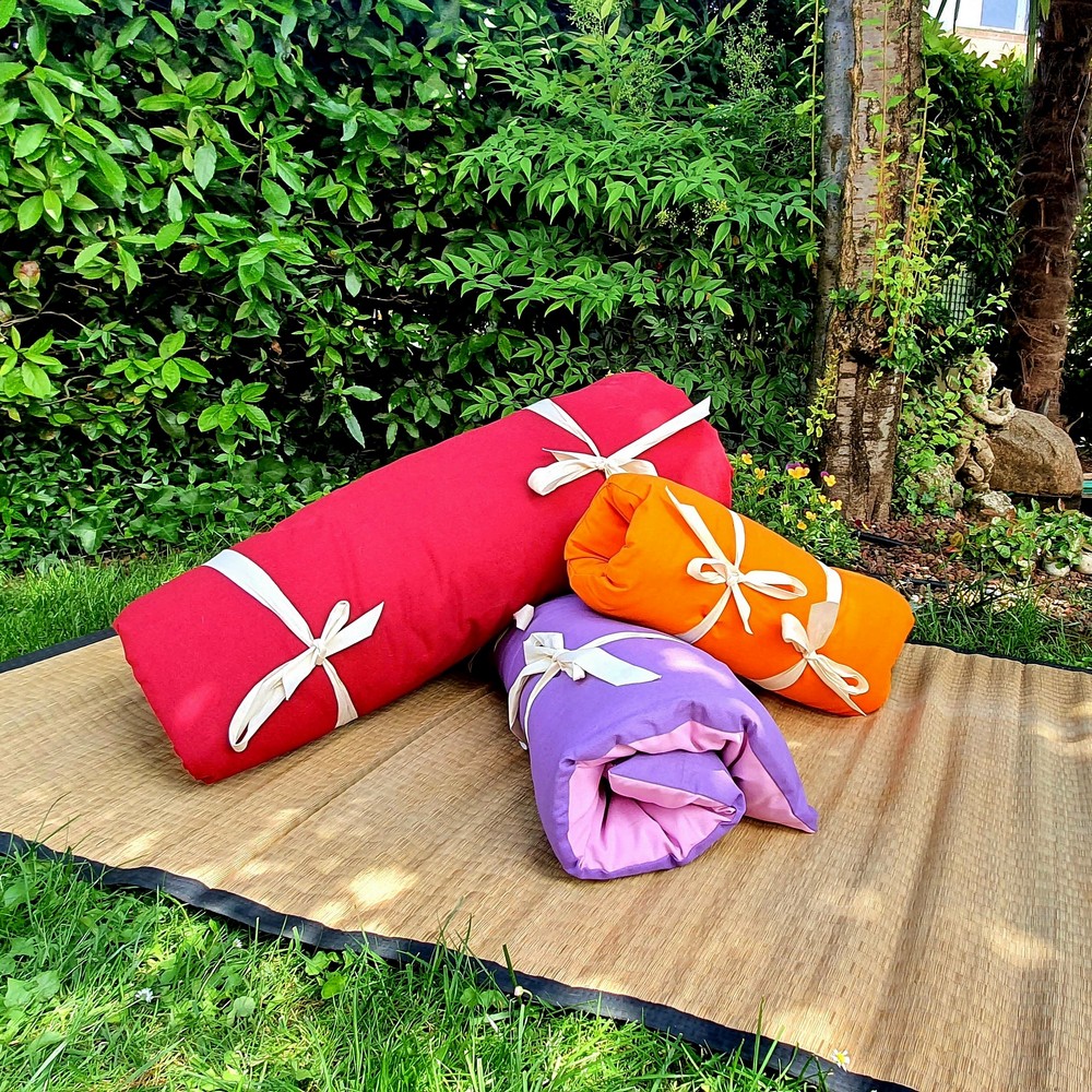 Materassino Futon in cotone + Cover colorata