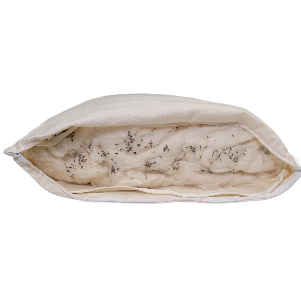 Cuscino Bio in cotone e lavanda
