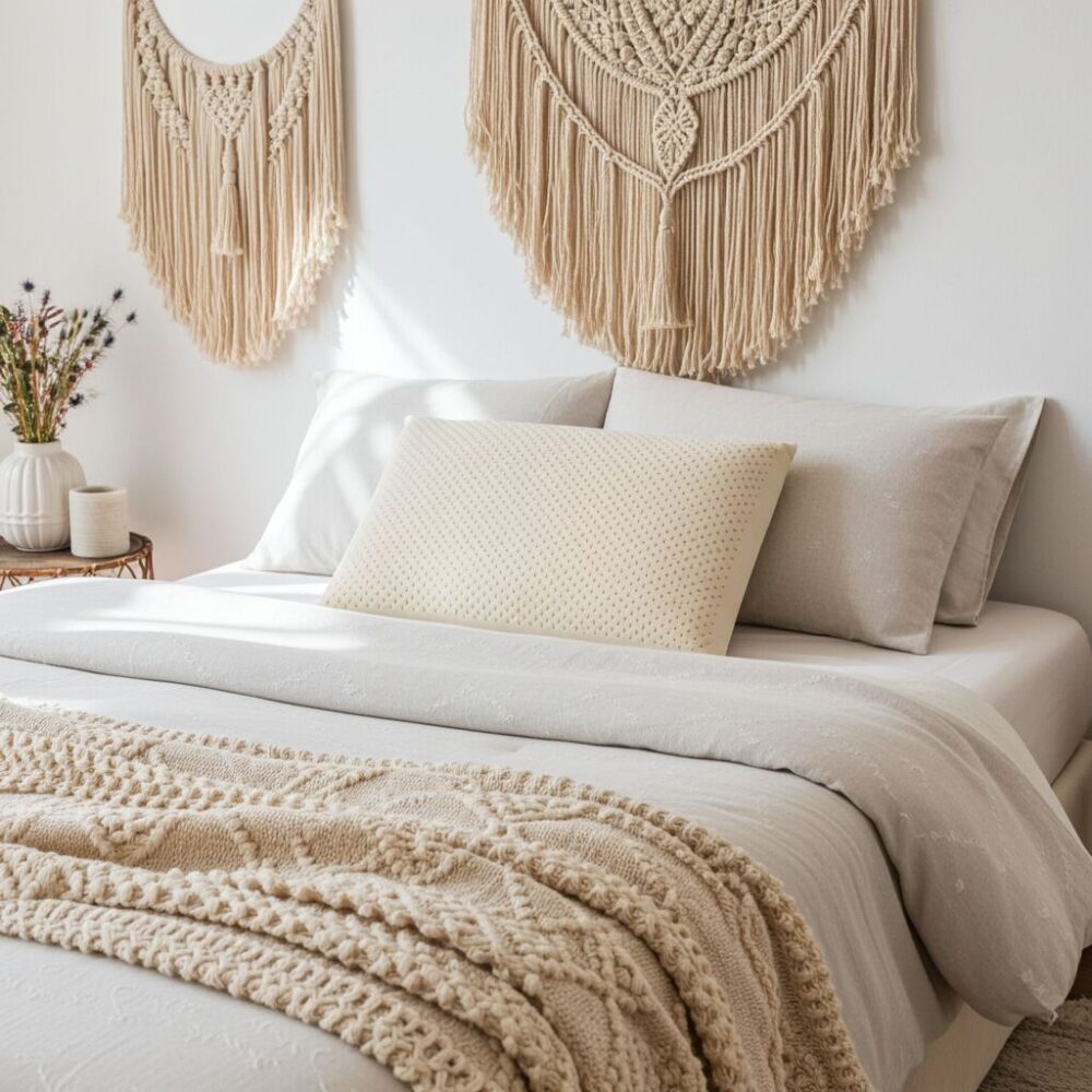 Cuscino Bio in lattice a saponetta