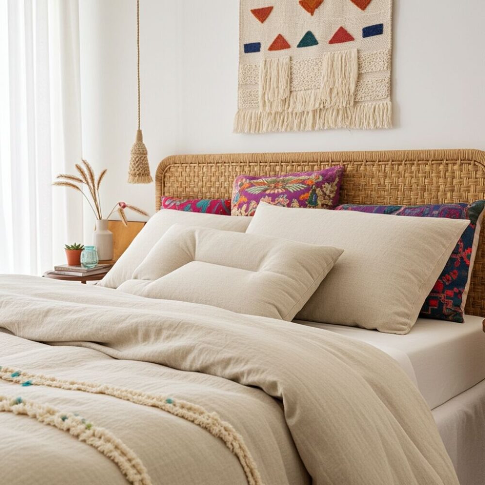 Cuscino in pula di farro