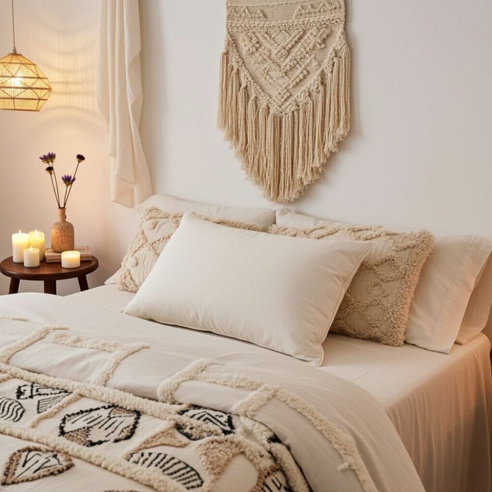 Cuscino Bio in cotone e camomilla