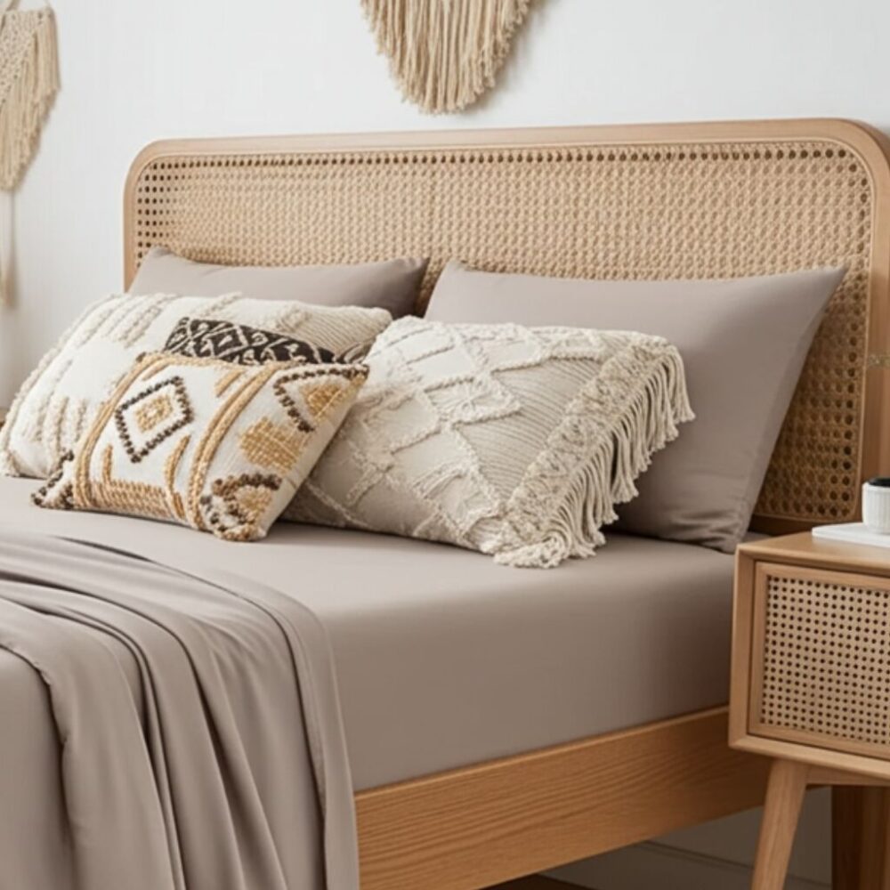 Completo lenzuola 1 piazza e mezza cotone Bio