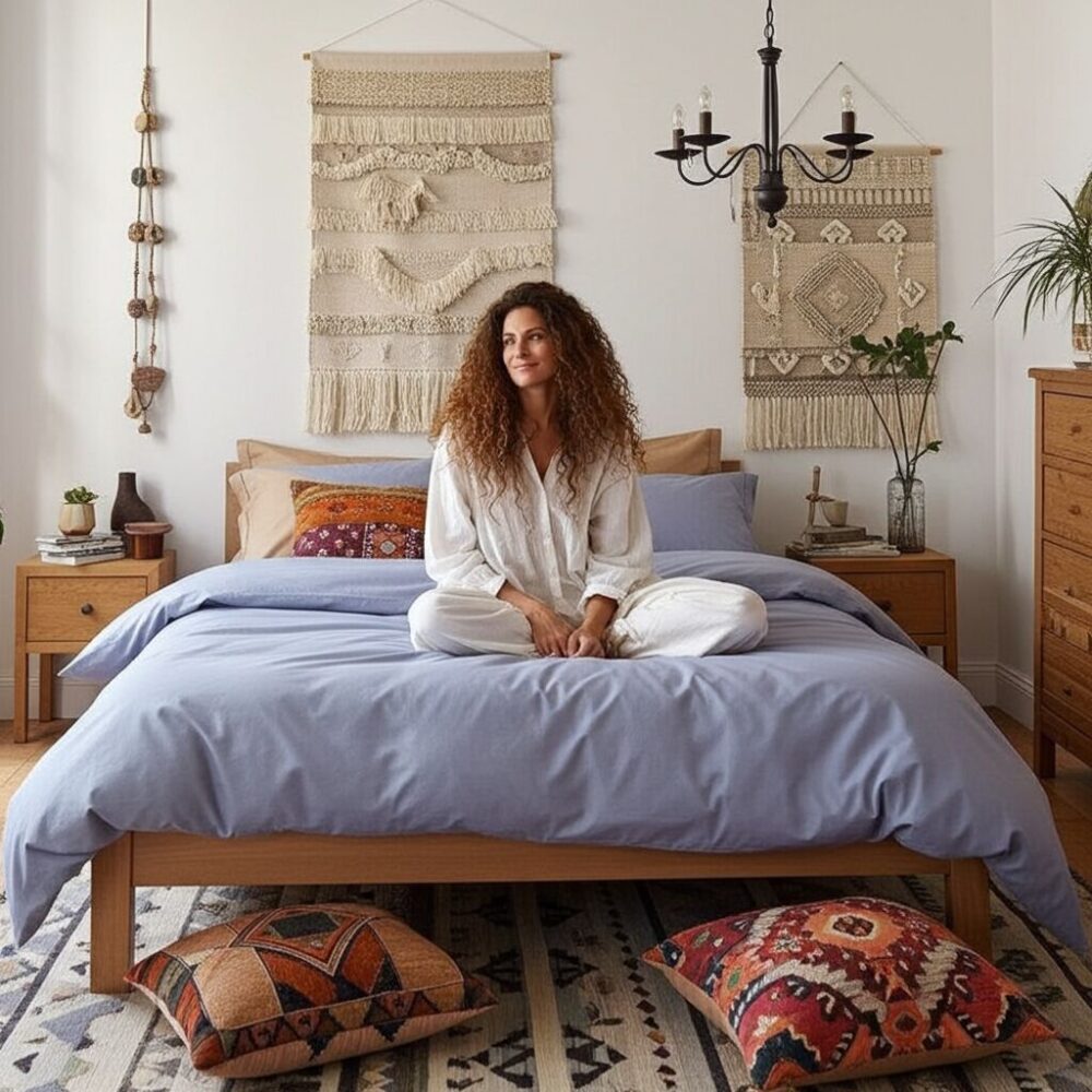 Completo copripiumino 1 piazza e mezza cotone Bio