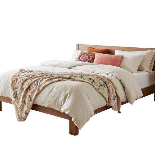 Completo copripiumino 1 piazza e mezza cotone Bio