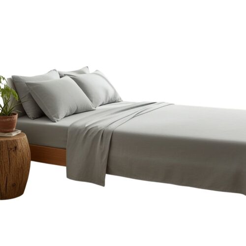 Completo lenzuola 1 piazza e mezza cotone Bio