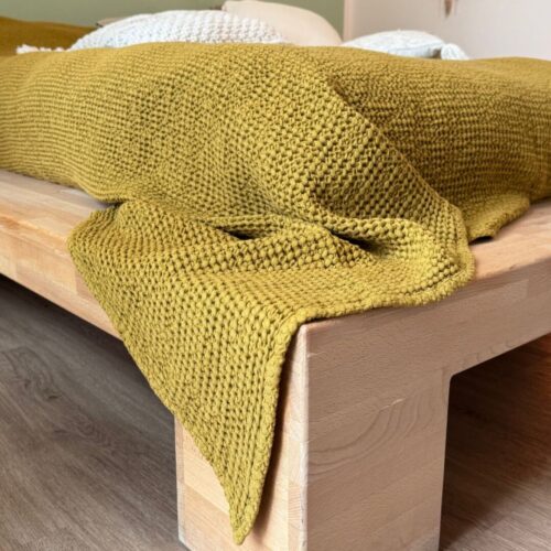 Copriletto Amu in cotone intrecciato