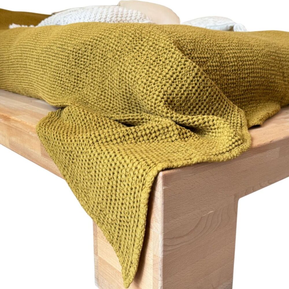 Copriletto Amu in cotone intrecciato