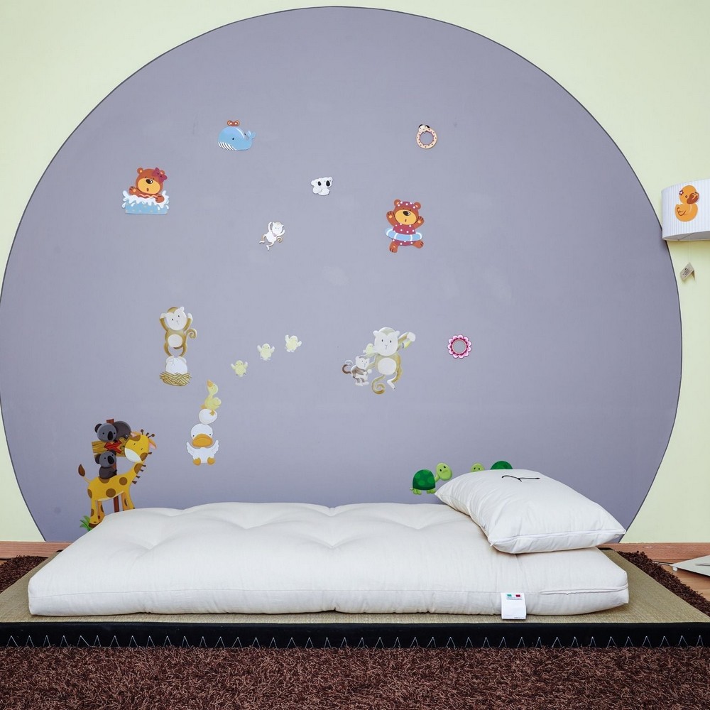 Kit bimbi 1 Tatami + Futon Cotone - Lattice