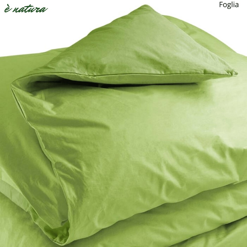 Completo copripiumino 1 piazza cotone Bio
