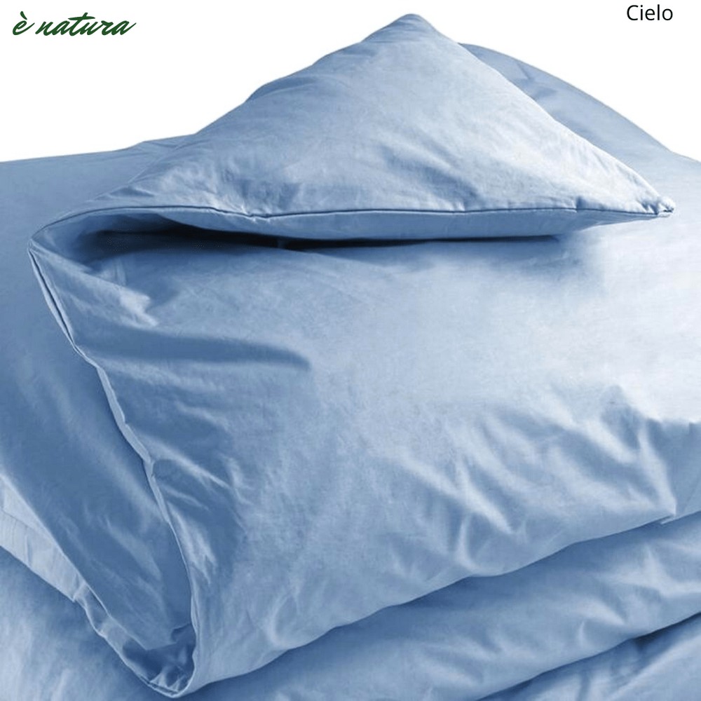 Completo copripiumino 1 piazza cotone Bio