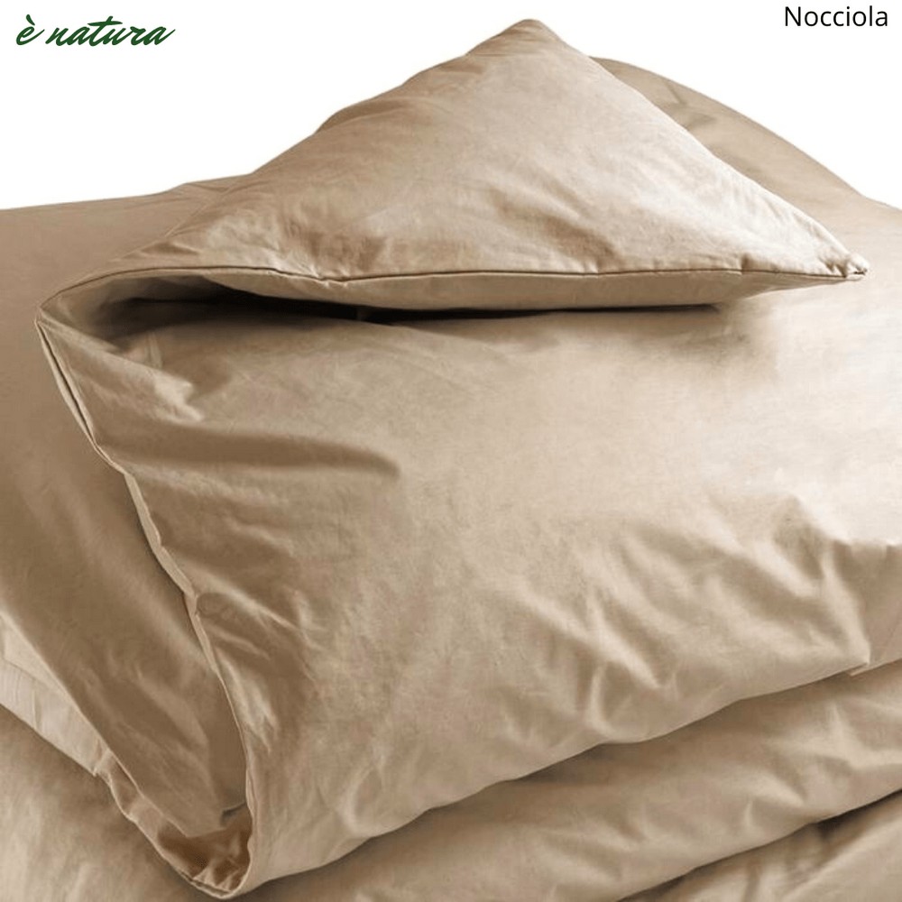 Completo copripiumino 1 piazza cotone Bio