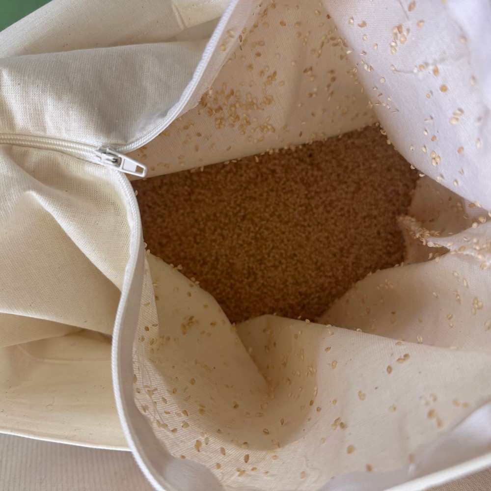 Cuscino in pula di miglio