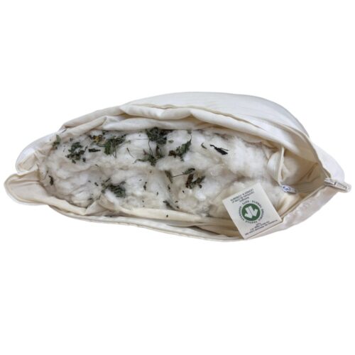 Cuscino Bio in cotone e melissa