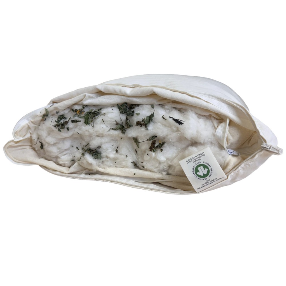 Cuscino Bio in cotone e melissa