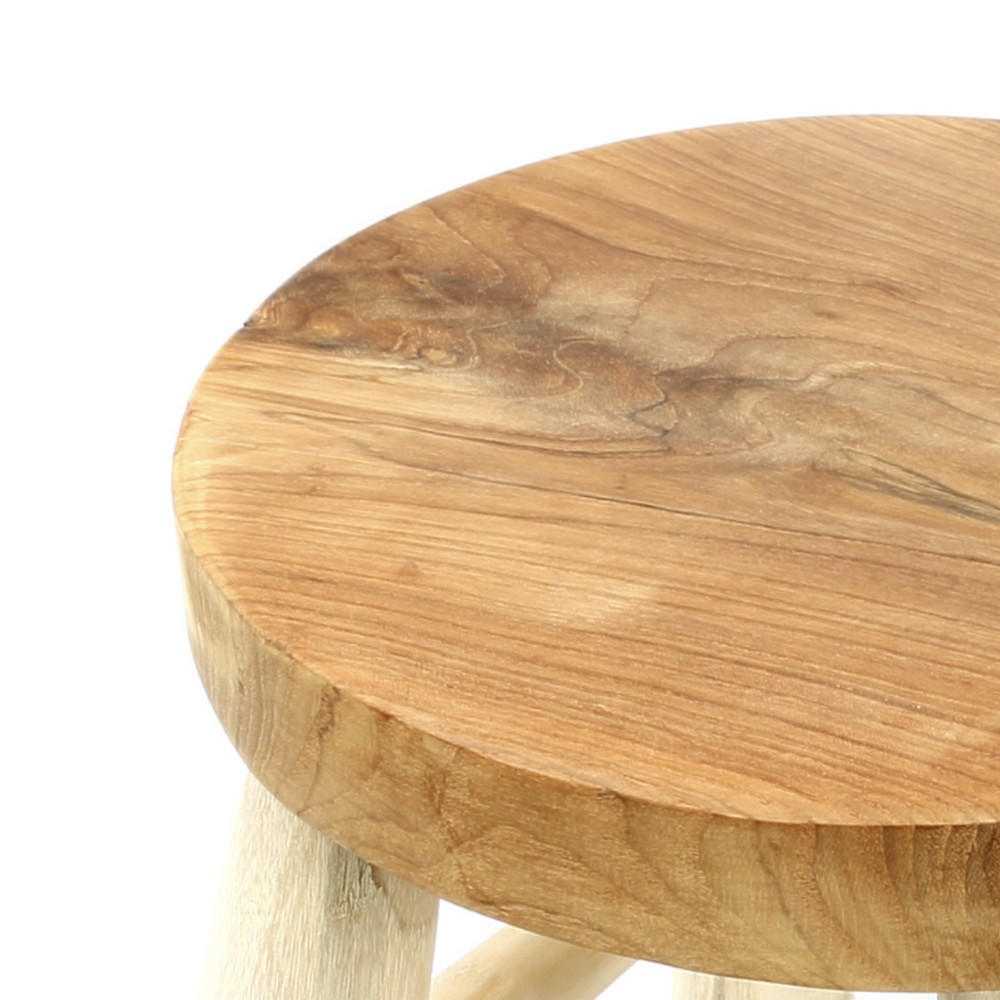 Sgabello Teak